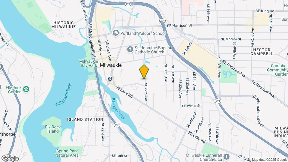 11357 SE 27th Ave Map and Location Details
