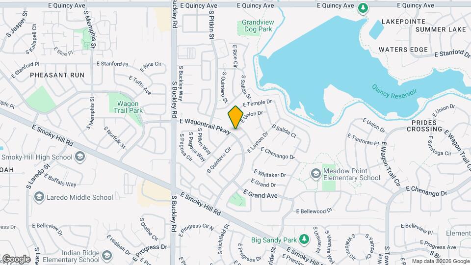 17215 E Wagontrail Pkwy Mapa y Detalles de la Ubicación