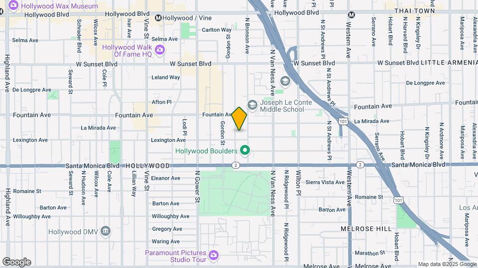 1210 Tamarind Ave Map and Location Details