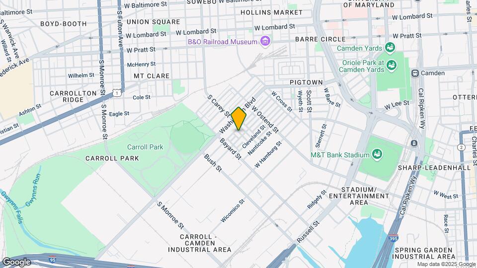 1300 Carroll St Map and Location Details