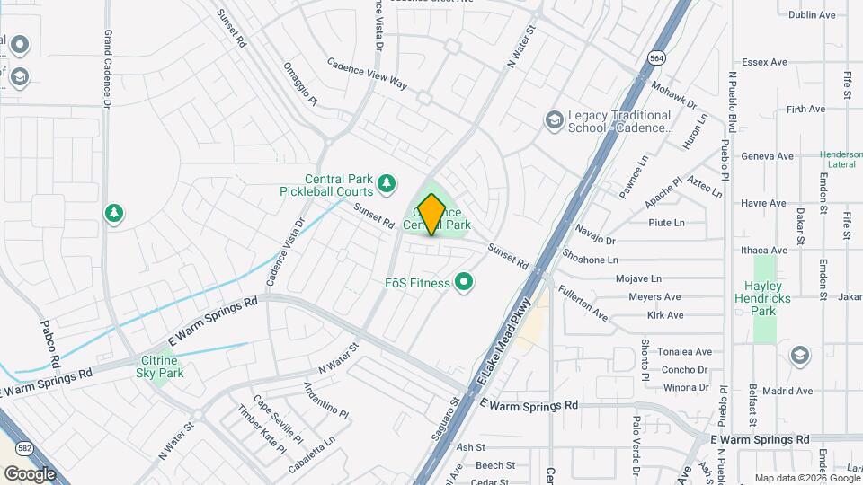 1051 E Sunset Rd Map and Location Details