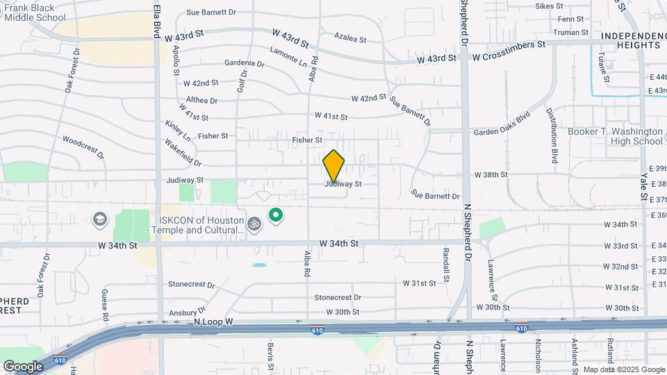 855 Judiway St Map and Location Details