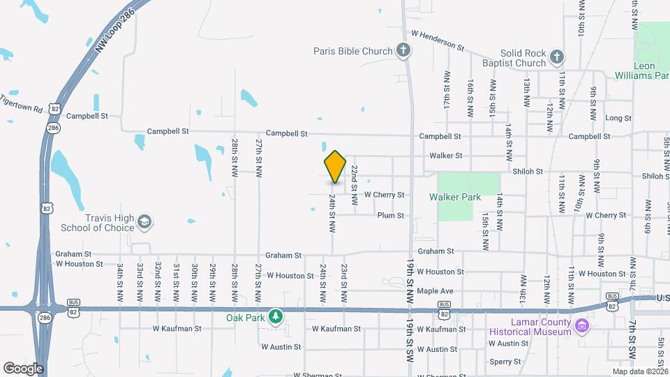 2350 W Cherry St Map and Location Details