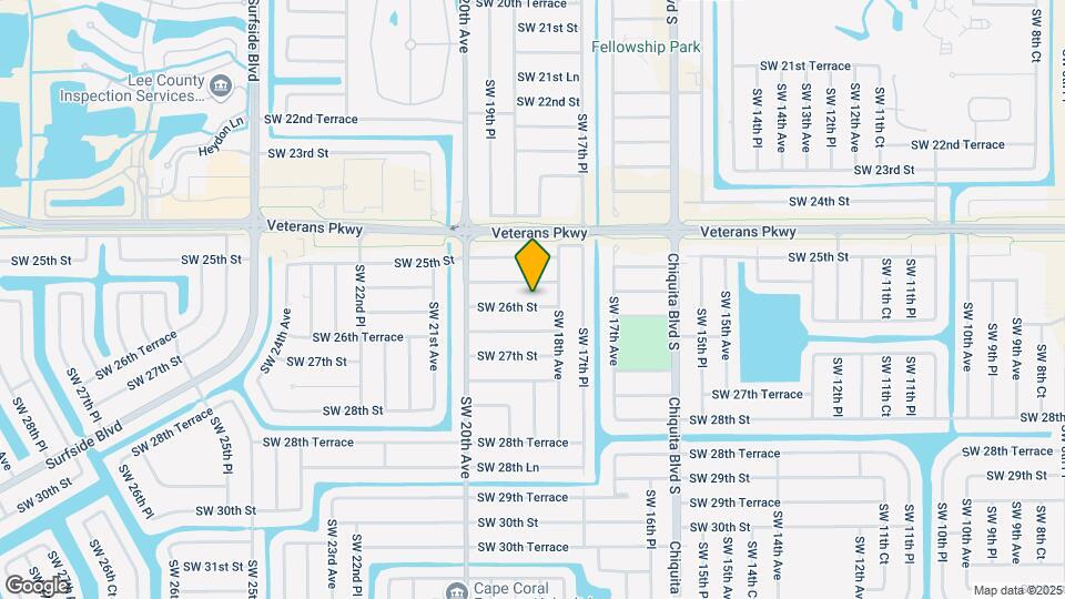 1813 SW 26th St Map and Location Details