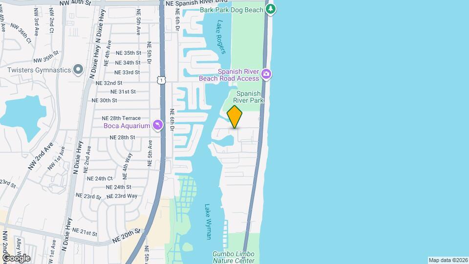 2717 N Ocean Blvd Map and Location Details