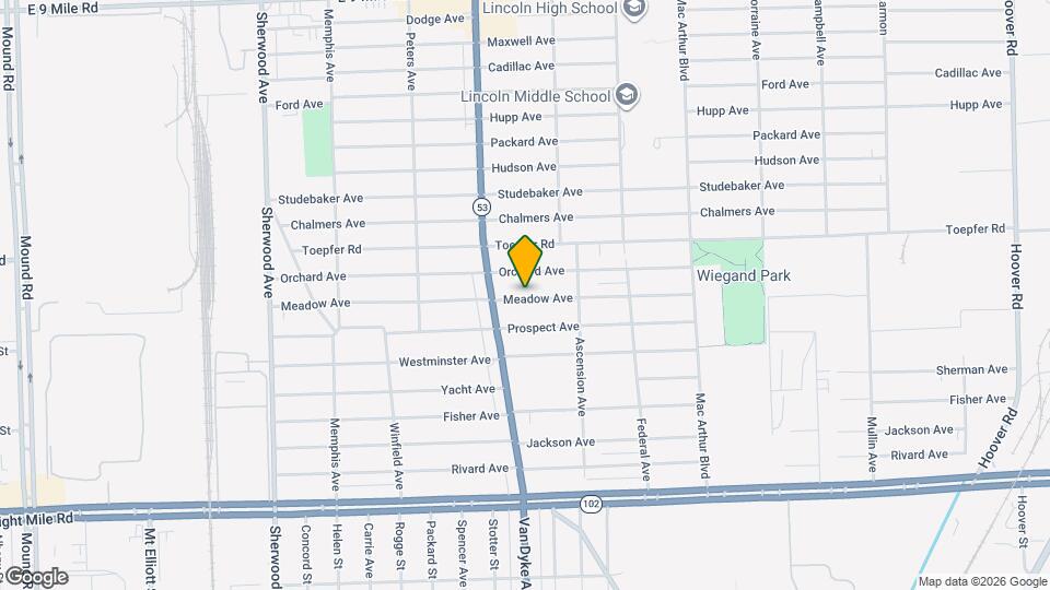 8065 Meadow Ave Map and Location Details