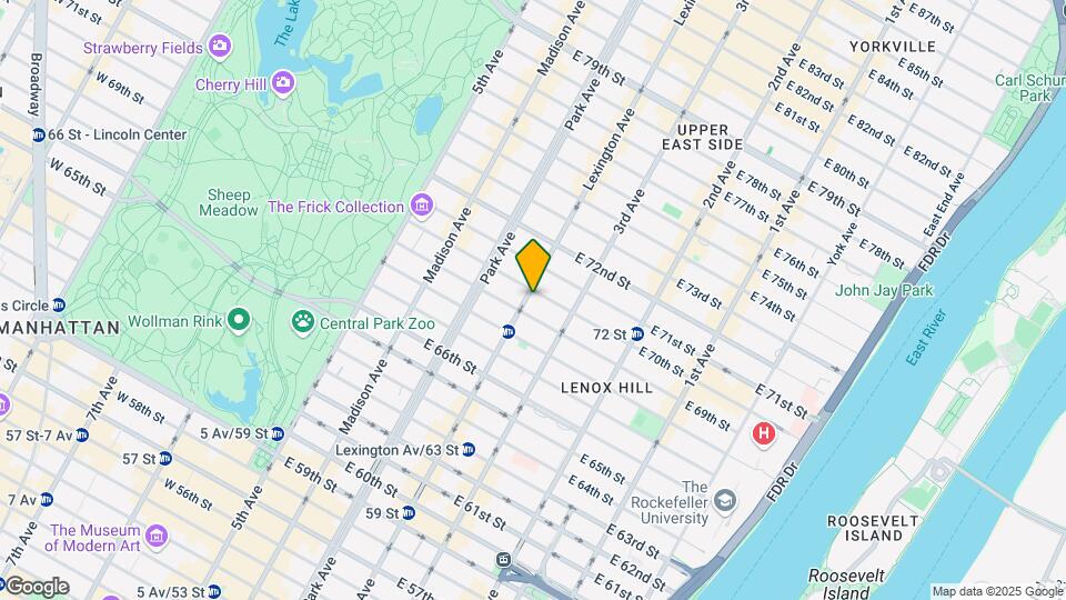 955 Lexington Ave Map and Location Details