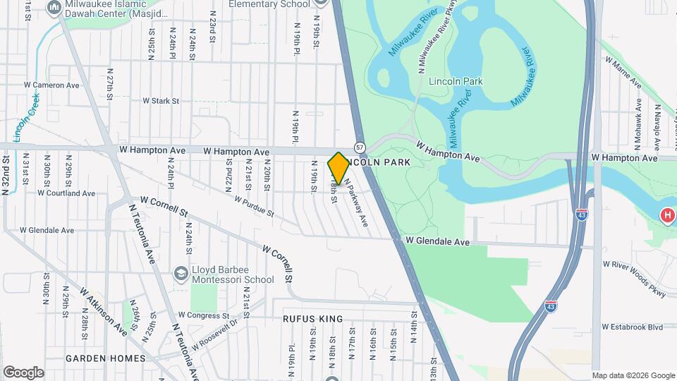 4700 N 18th St, Unit 1 Map and Location Details