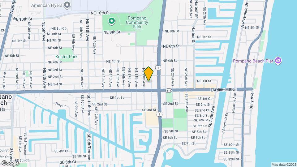 15 NE 20th Ave Map and Location Details