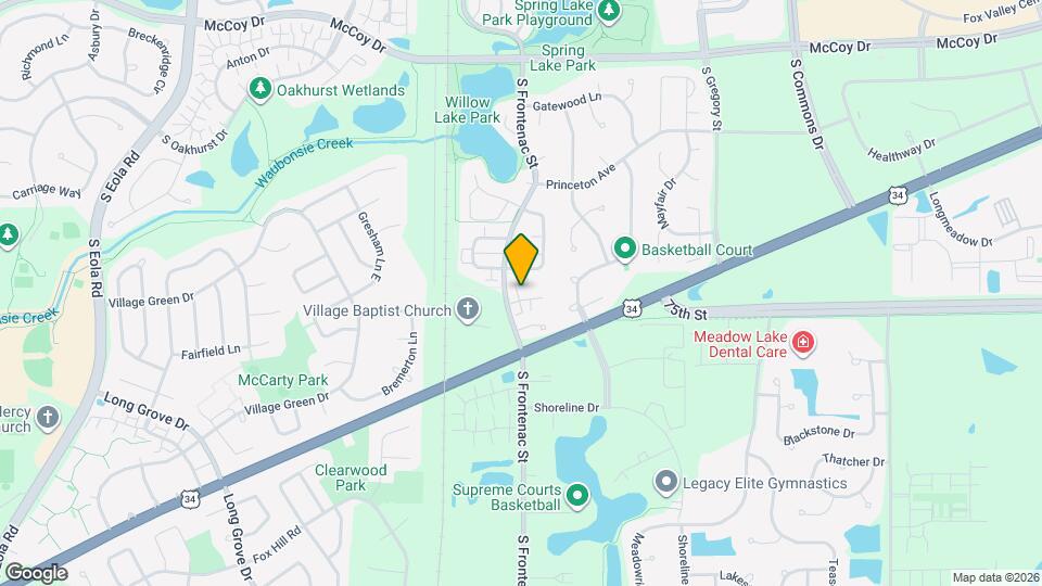 3490 Willowview Ct Map and Location Details