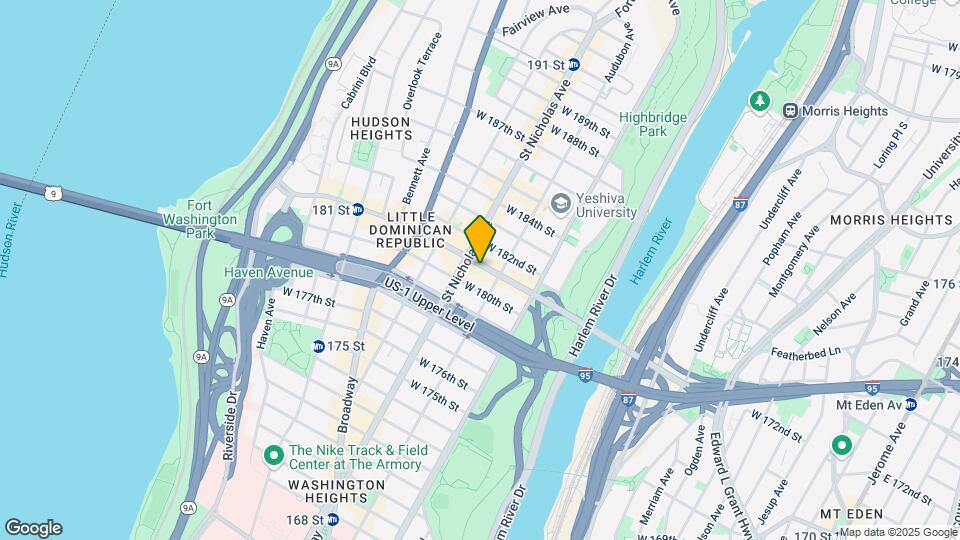 558 W 181st St Map and Location Details
