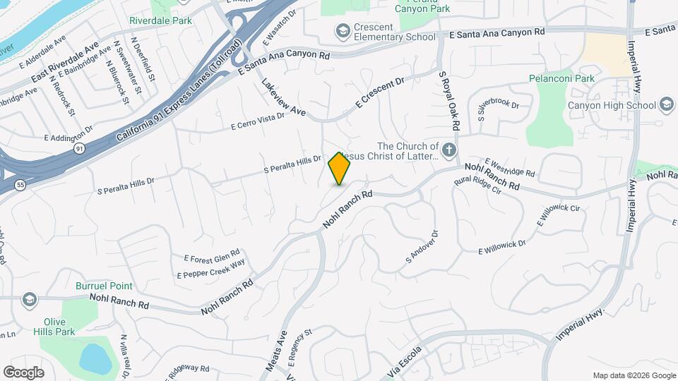 5051 E Copa De Oro Dr Mapa y Detalles de la Ubicación