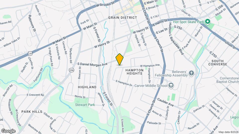 334 W Hampton Ave Map and Location Details