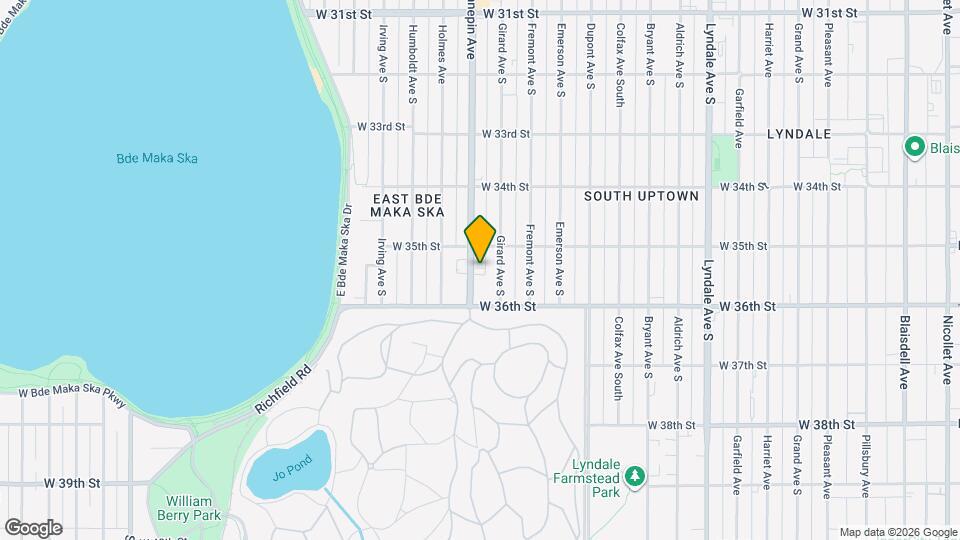 3523 Hennepin Ave S Map and Location Details
