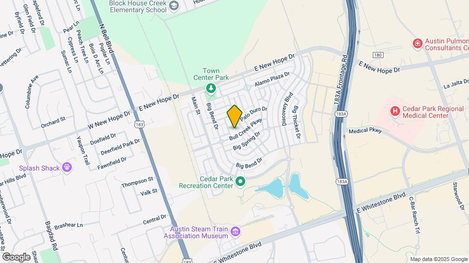 1705 Honey Creek Ln Map and Location Details