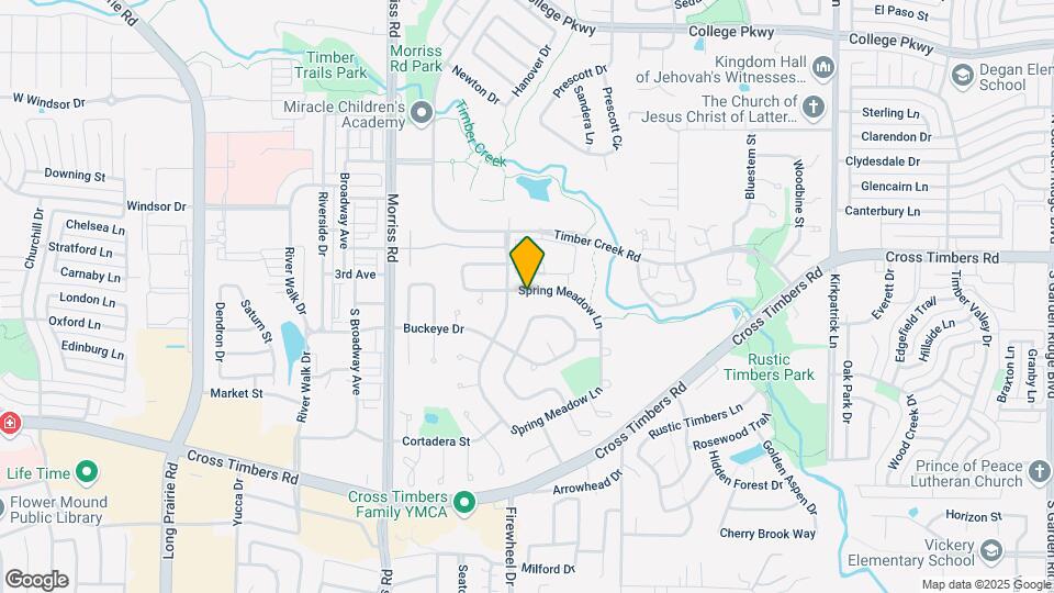 4221 Spring Meadow Ln Map and Location Details