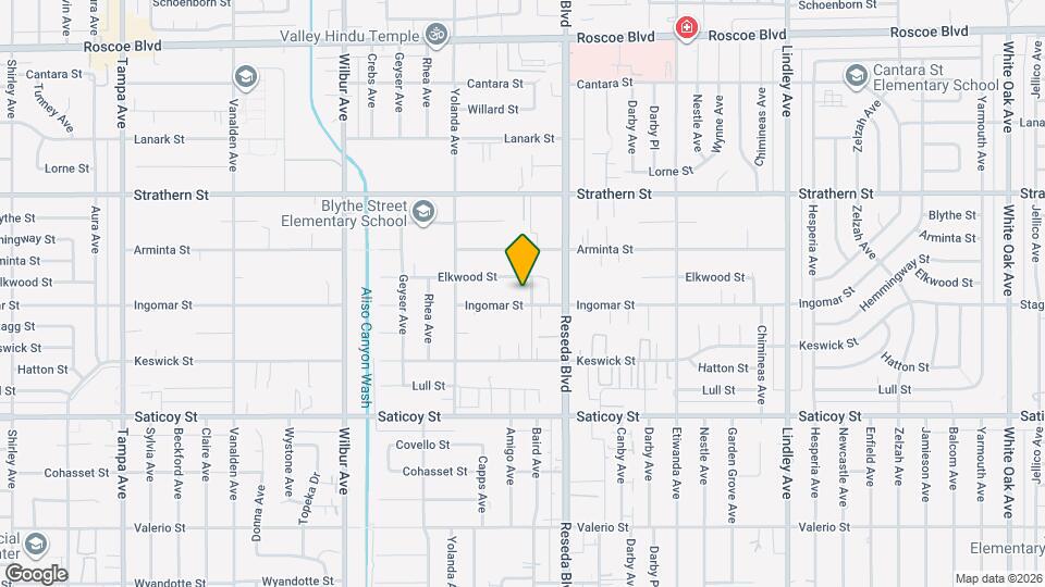 18543 Ingomar St Map and Location Details