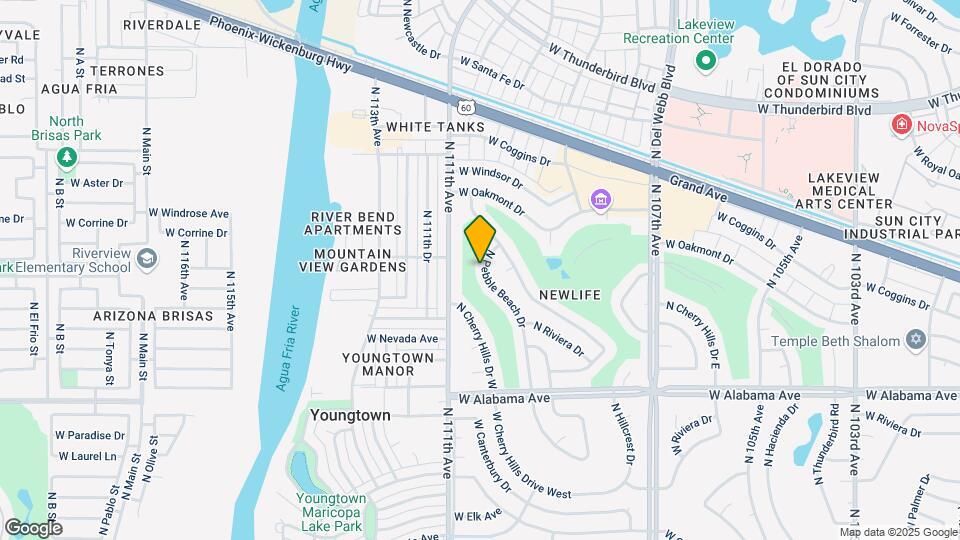 12640 N Pebble Beach Dr Map and Location Details