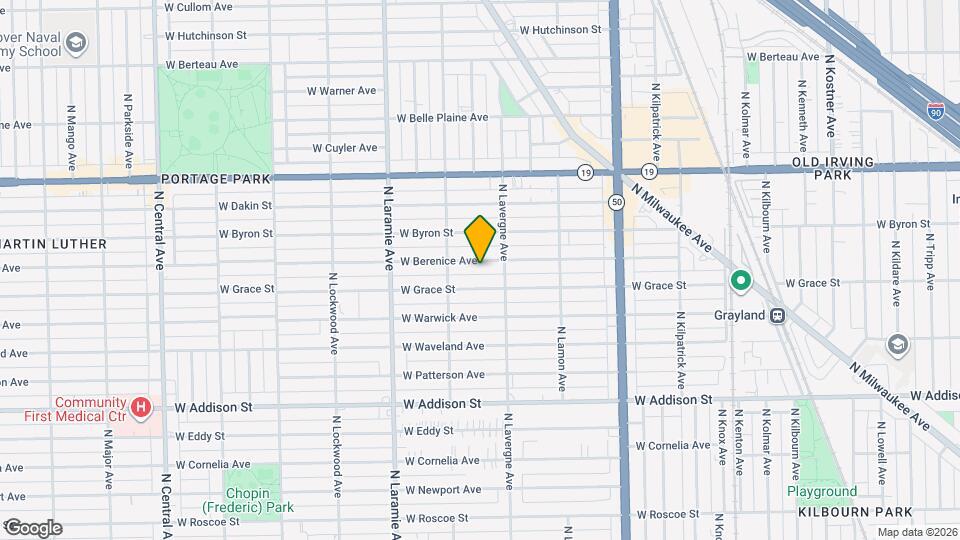 5025 W Berenice Ave Map and Location Details