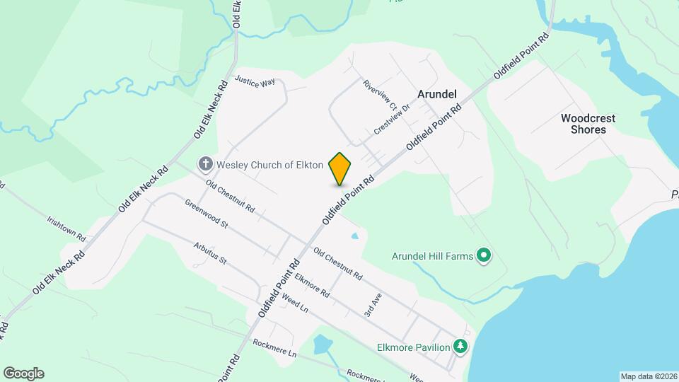 1247 Oldfield Point Rd Map and Location Details