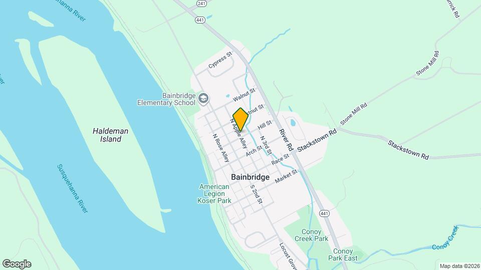 220 Hill St Map and Location Details