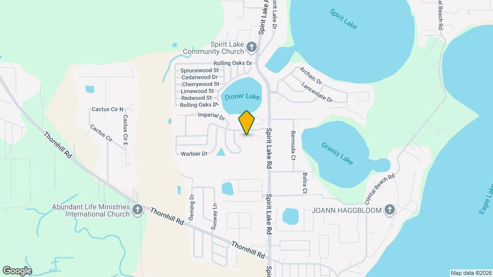3414 Cove Ct W Map and Location Details