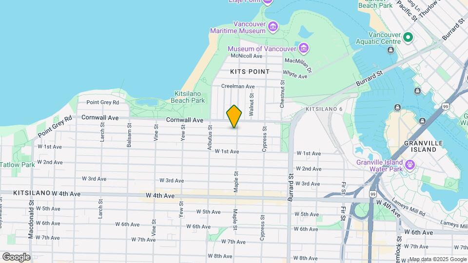 1541 Maple St Map and Location Details