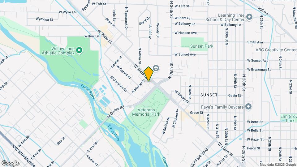 3812-3818 W Alameda St Map and Location Details