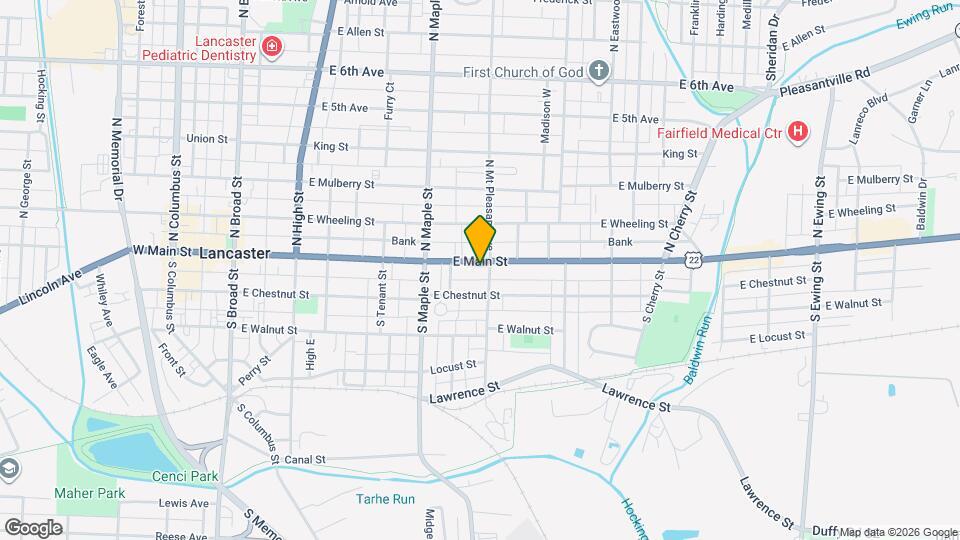 560 E Main St Map and Location Details