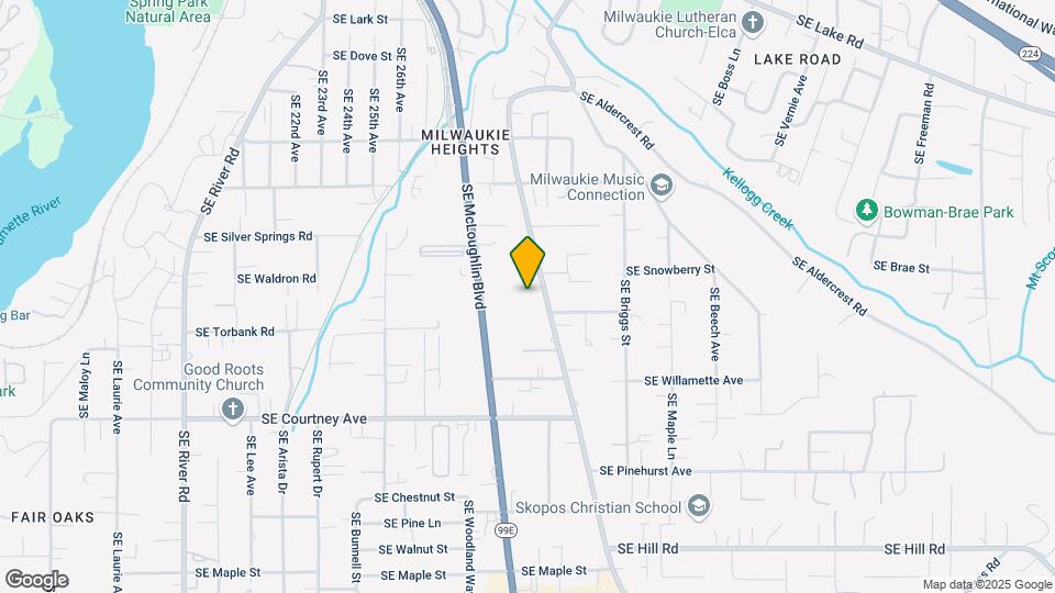 13455 SE Oatfield Rd Map and Location Details