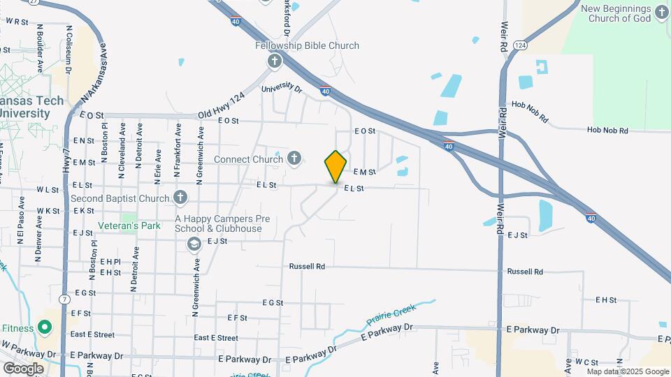 1117 University Dr Map and Location Details