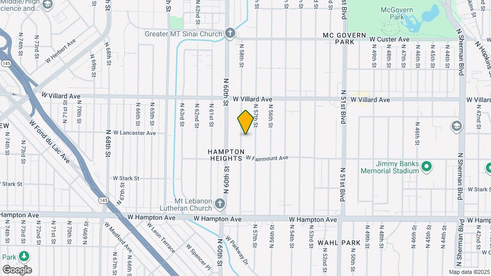 5054 N 58th St Map and Location Details