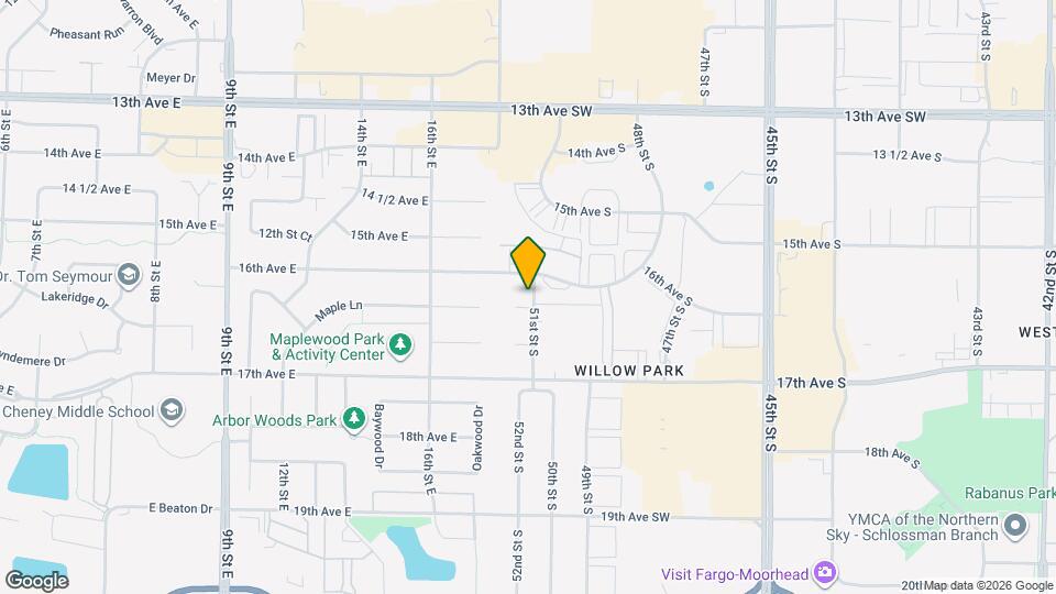 1605 51st St SW Map and Location Details
