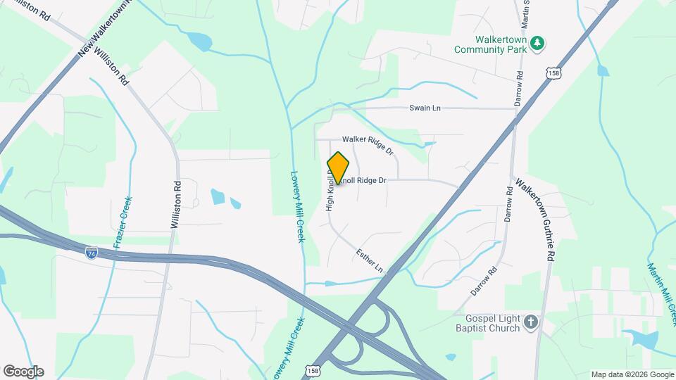 265 High Knoll Dr Mapa y Detalles de la Ubicación