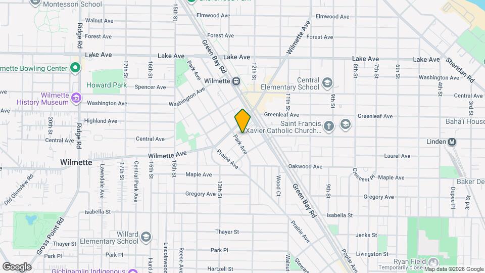 524 Park Ave Map and Location Details