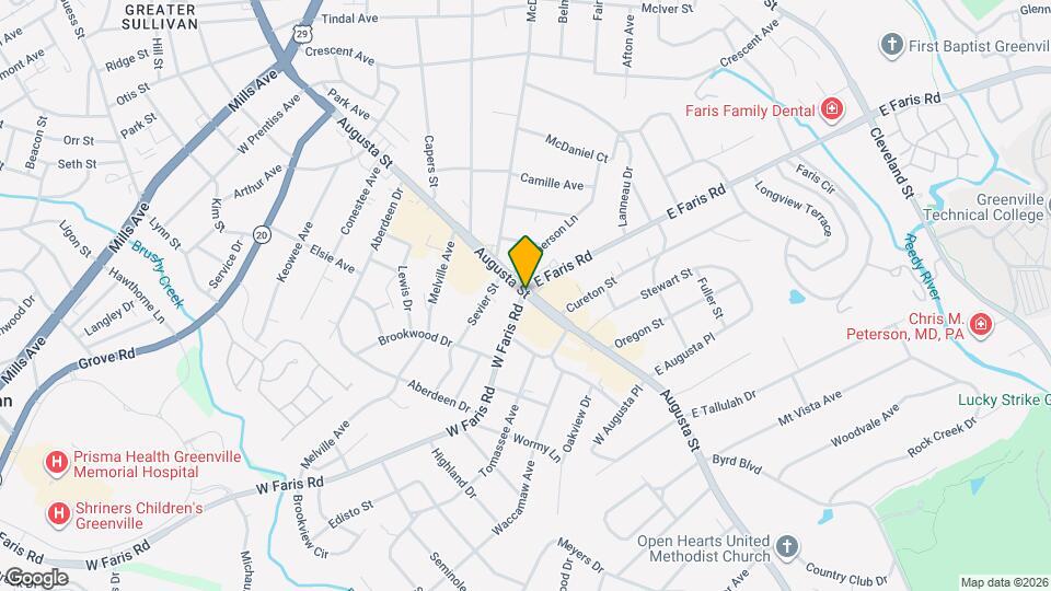 1 W Faris Rd Mapa y Detalles de la Ubicación