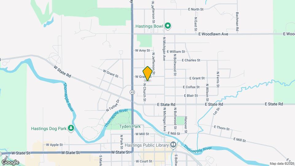 127 W Colfax St Mapa y Detalles de la Ubicación