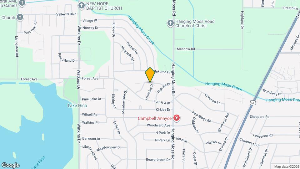 665 Heather Ln Map and Location Details