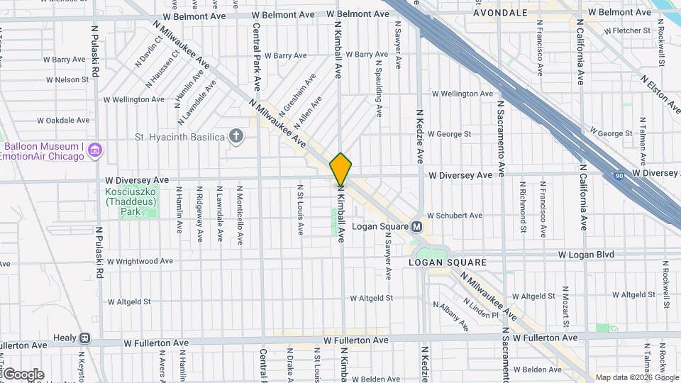 2744 N Kimball Ave Map and Location Details