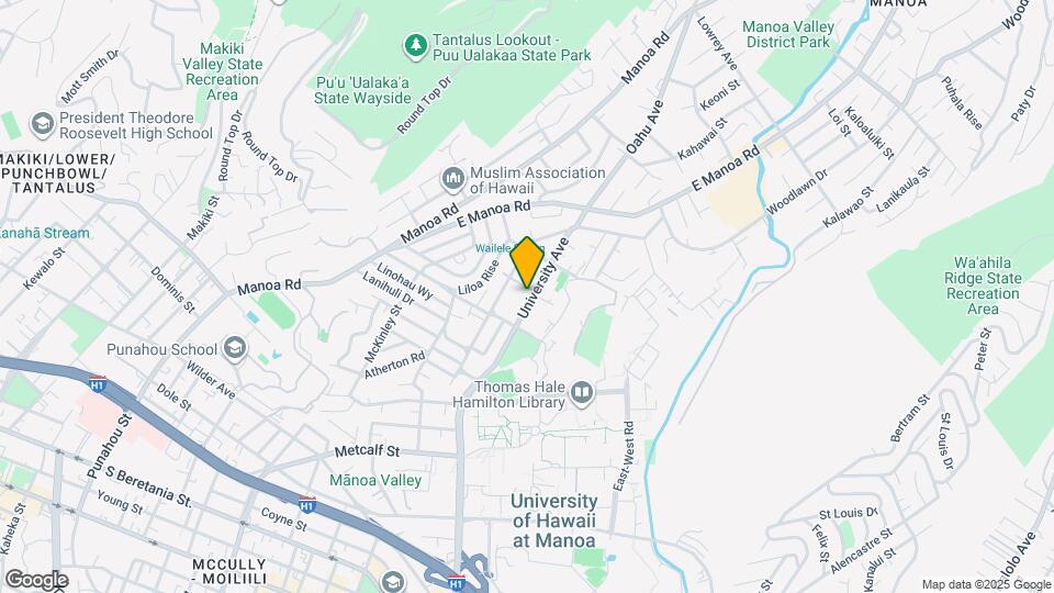 2340 University Ave Map and Location Details