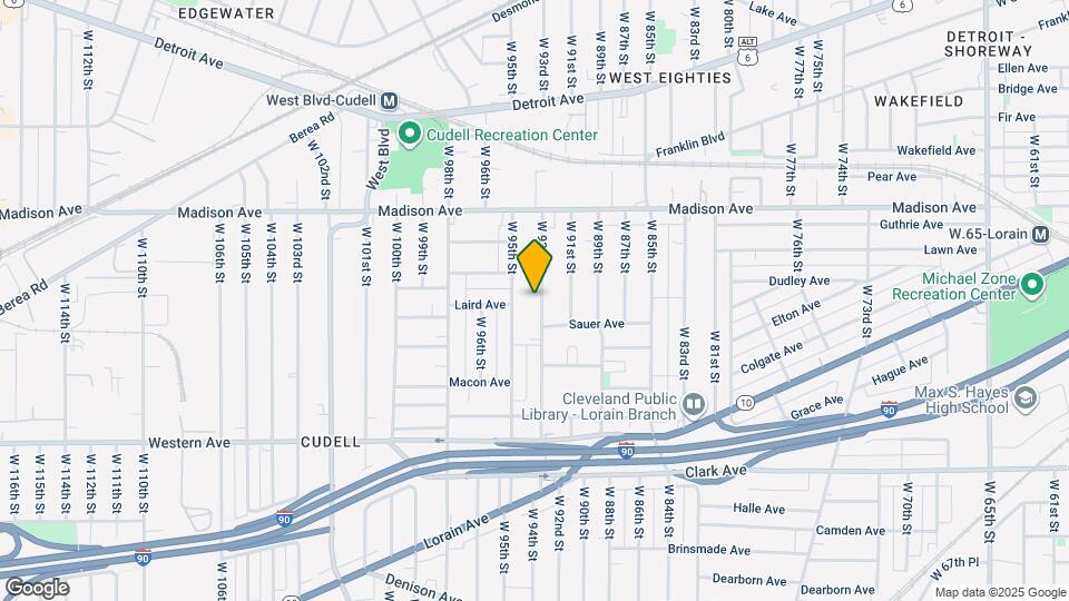 2096 W 93rd St Map and Location Details