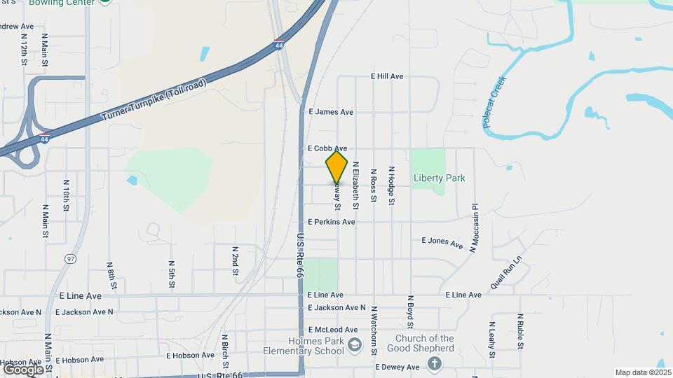 619 N Ridgeway St Map and Location Details