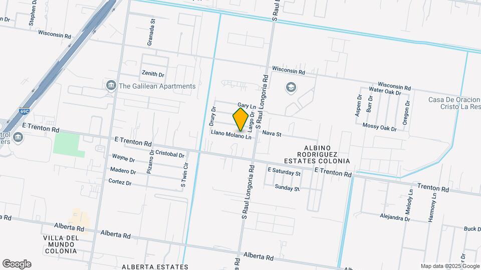2317 Llano Molano Ln Map and Location Details