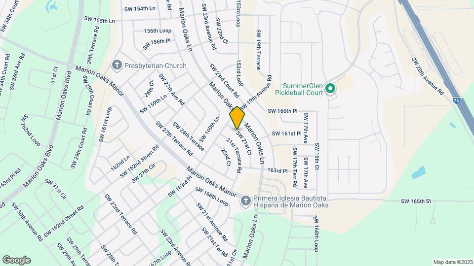 16040 SW 21st Ct Map and Location Details