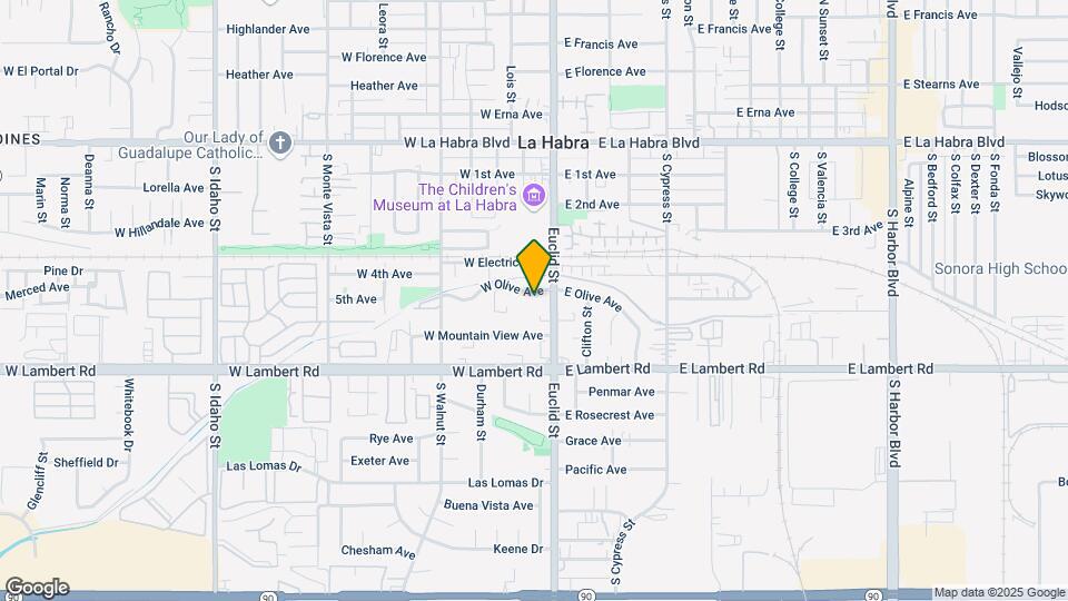 120 W Olive Ave Map and Location Details