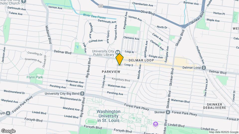 6677 Washington Ave Map and Location Details