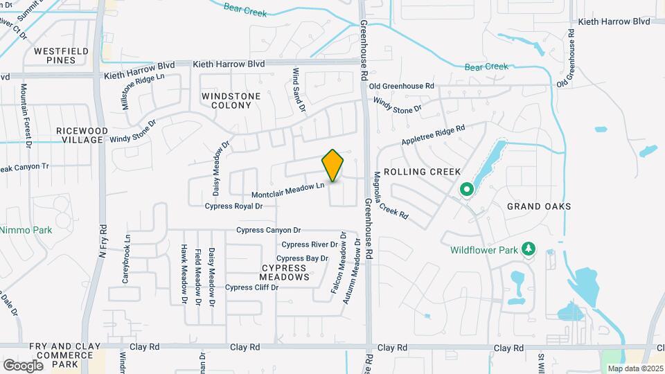 4614 Creek Bridge Ln Map and Location Details
