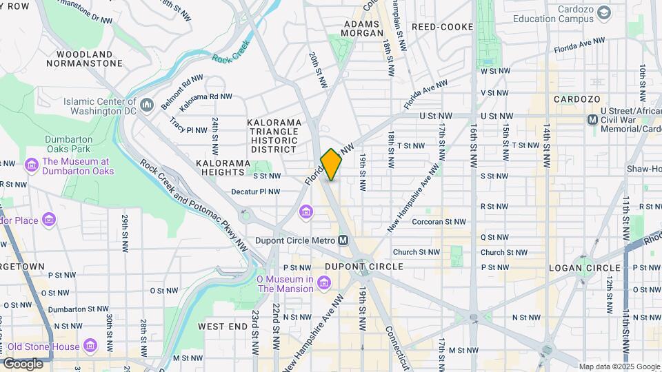 1735 Connecticut Ave NW Map and Location Details