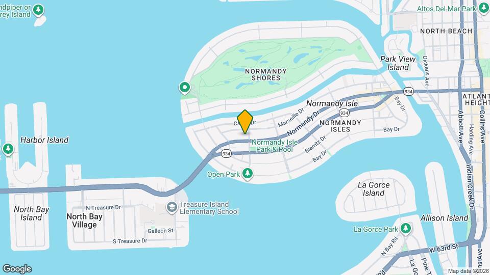 1915 Normandy Dr Map and Location Details