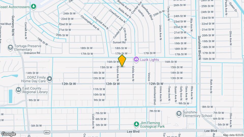 3731 15th St W Map and Location Details